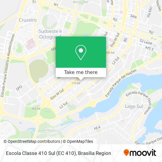 Escola Classe 410 Sul (EC 410) map