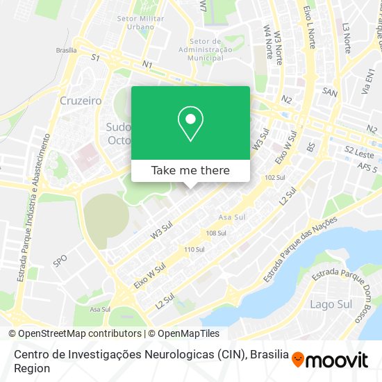 Centro de Investigações Neurologicas (CIN) map