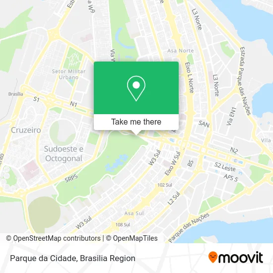 Parque da Cidade map
