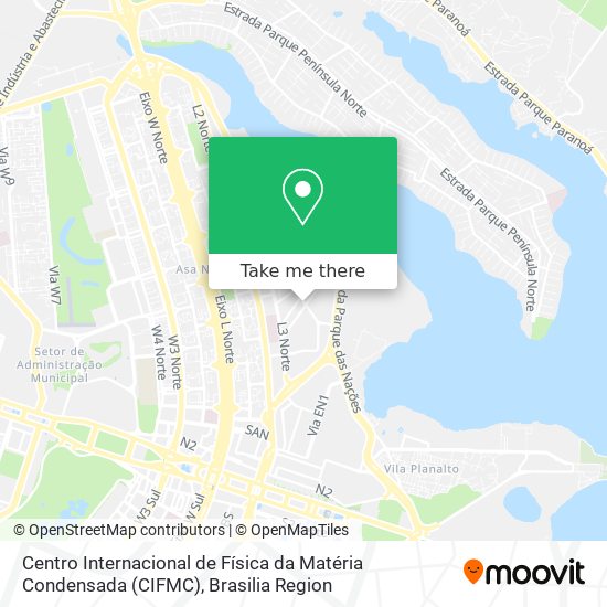 Centro Internacional de Física da Matéria Condensada (CIFMC) map