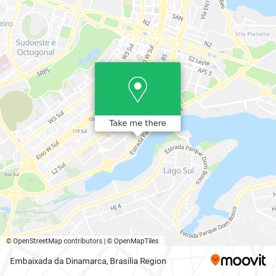 Embaixada da Dinamarca map