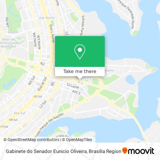 Gabinete do Senador Eunicio Oliveira map