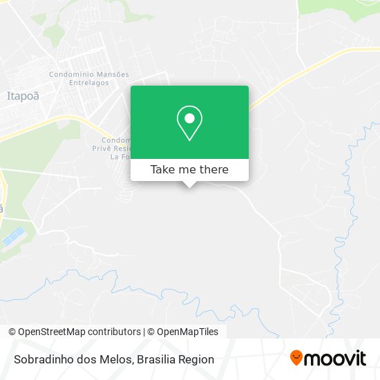 Sobradinho dos Melos map