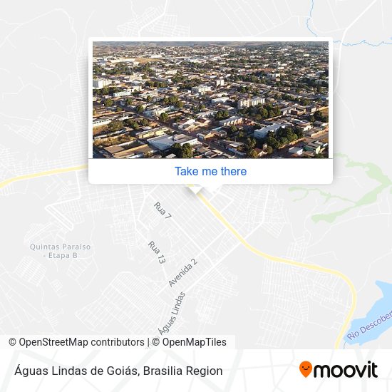 Águas Lindas de Goiás map