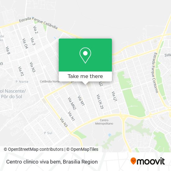 Centro clinico viva bem map