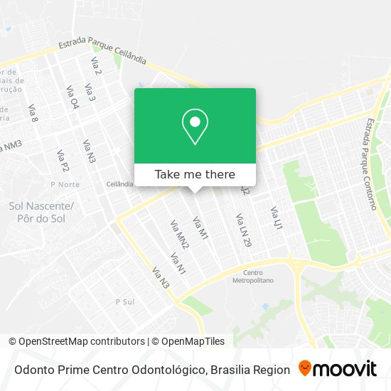 Odonto Prime Centro Odontológico map