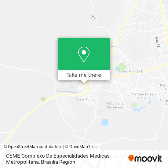 CEME Complexo De Especialidades Médicas Metropolitana map