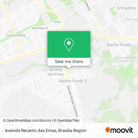 Avenida Recanto das Emas map