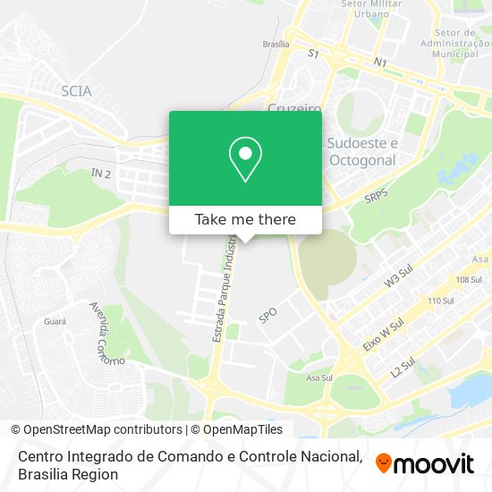 Centro Integrado de Comando e Controle Nacional map