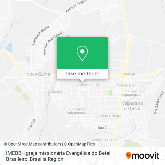 IMEBB- 	Igreja missionária Evangélica do Betel Brasileiro map
