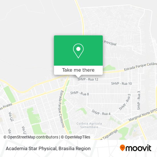 Academia Star Physical map