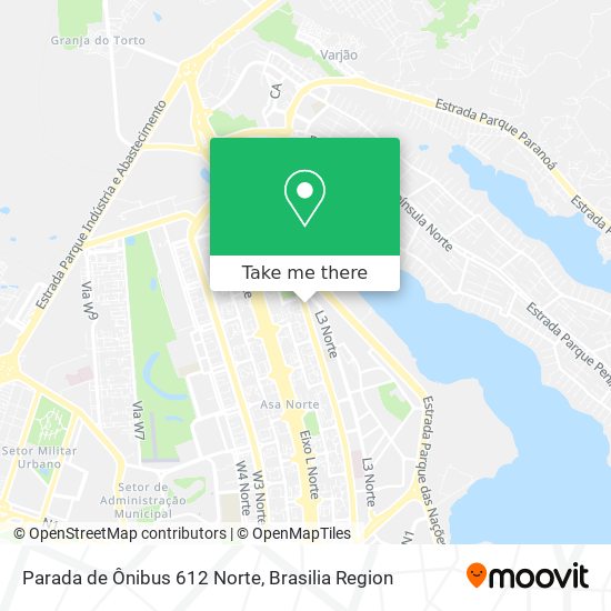 Parada de Ônibus 612 Norte map