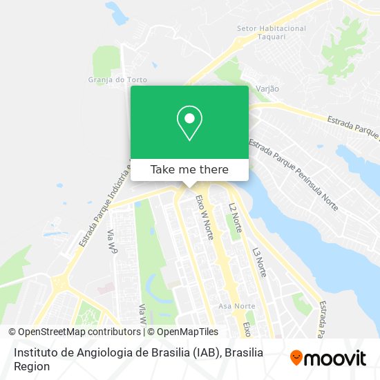 Instituto de Angiologia de Brasilia (IAB) map