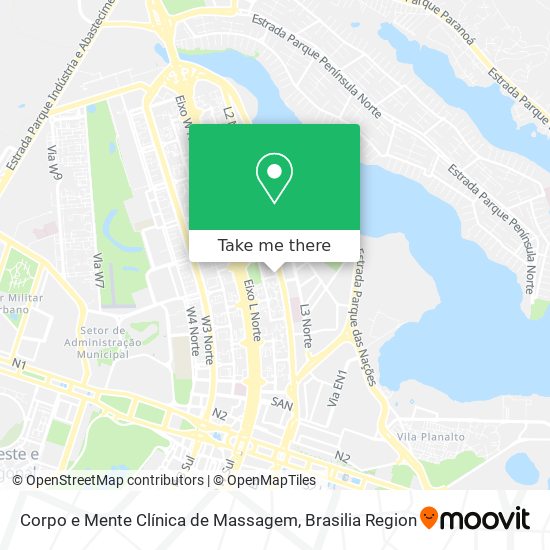 Corpo e Mente Clínica de Massagem map