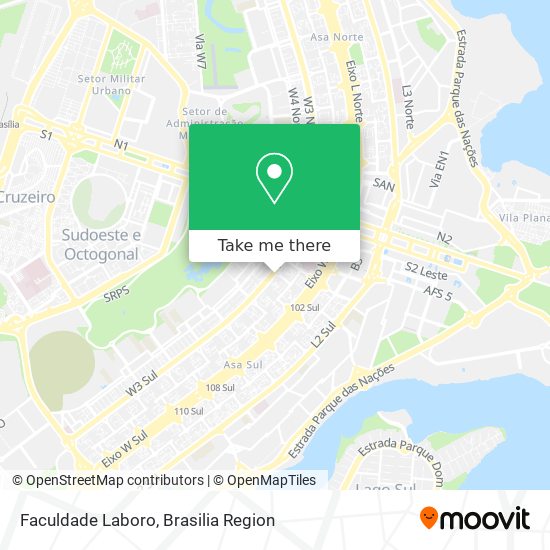 Mapa Faculdade Laboro