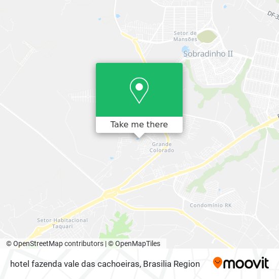 hotel fazenda vale das cachoeiras map