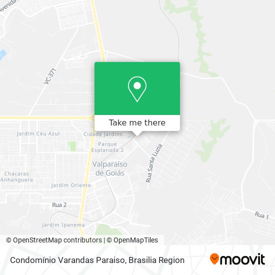 Condomínio Varandas Paraiso map