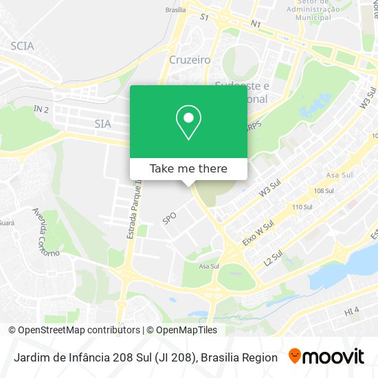 Jardim de Infância 208 Sul (JI 208) map
