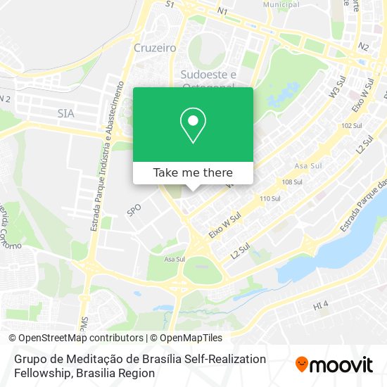Grupo de Meditação de Brasília Self-Realization Fellowship map