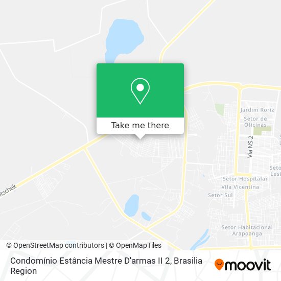 Condomínio Estância Mestre D'armas II 2 map