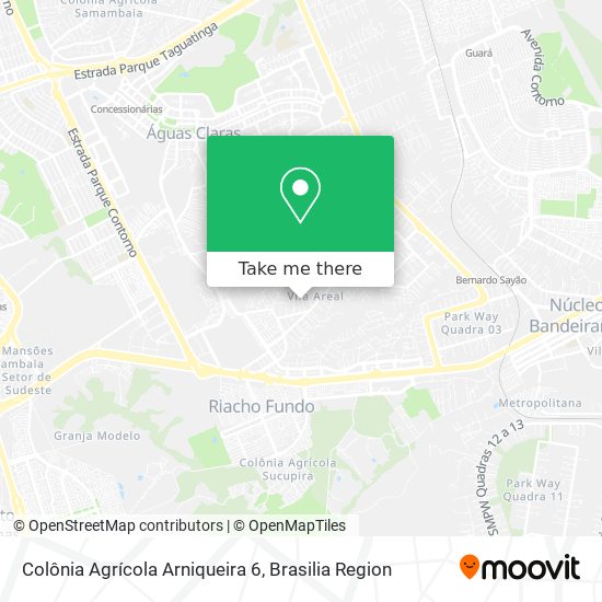 Colônia Agrícola Arniqueira 6 map