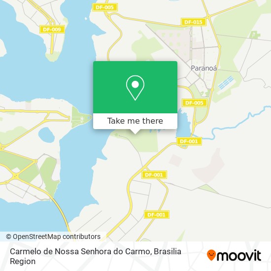 Carmelo de Nossa Senhora do Carmo map