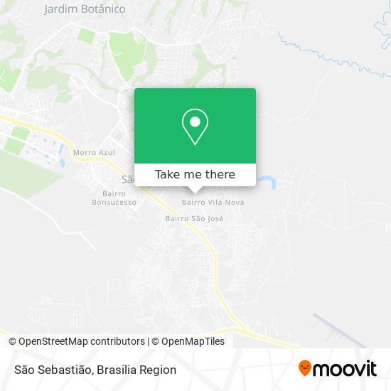 São Sebastião map