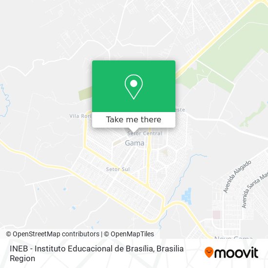 Mapa INEB - Instituto Educacional de Brasília