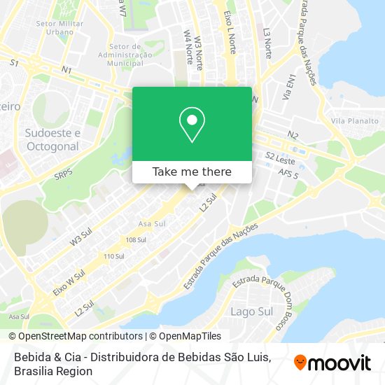 Bebida & Cia - Distribuidora de Bebidas São Luis map