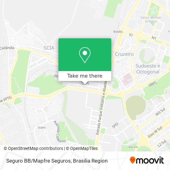 Seguro BB/Mapfre Seguros map