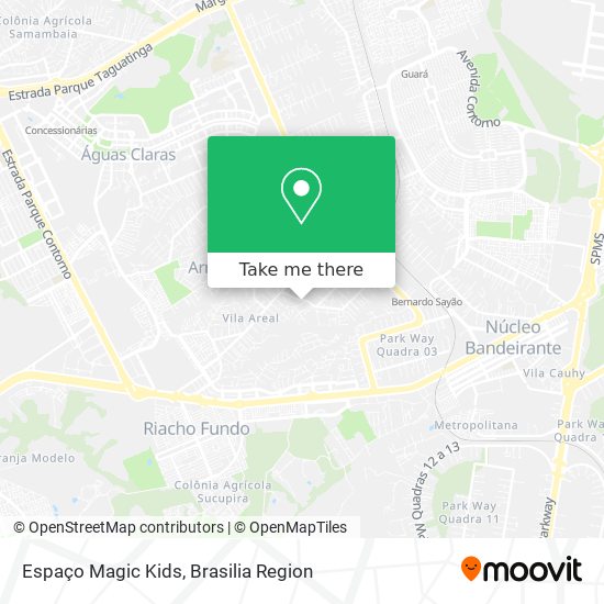 Espaço Magic Kids map