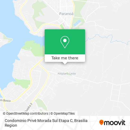 Condomínio Privê Morada Sul Etapa C map