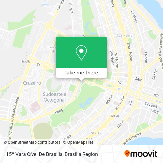 15ª Vara Cível De Brasilia map