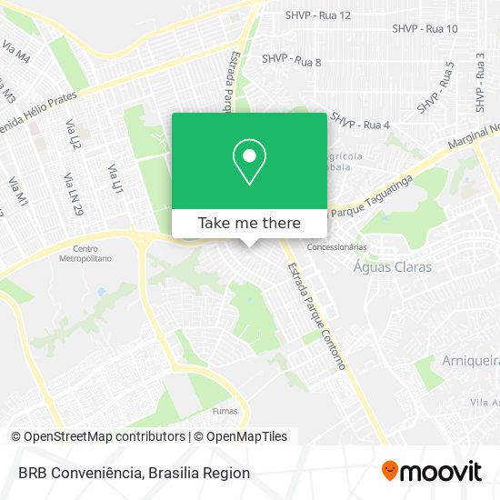 Mapa BRB Conveniência