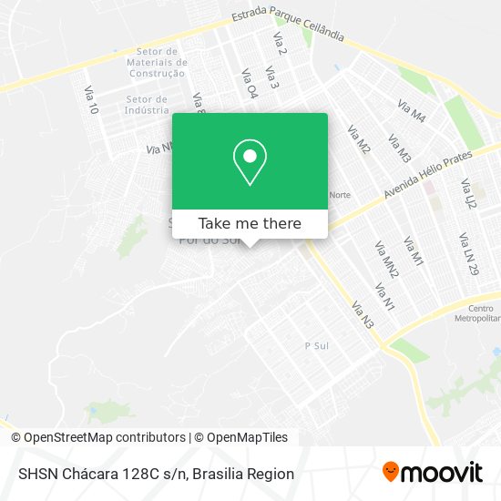 SHSN Chácara 128C s/n map