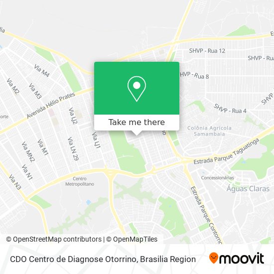 CDO Centro de Diagnose Otorrino map