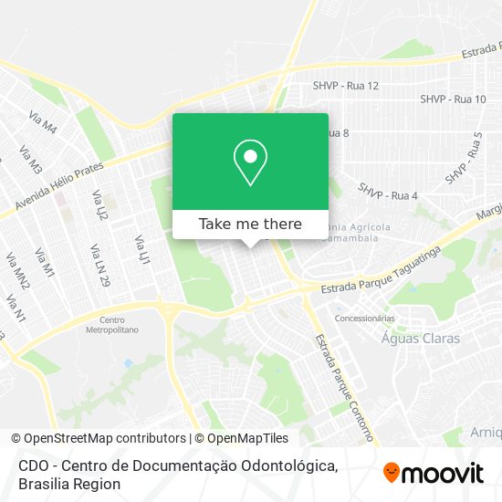 CDO - Centro de Documentaçäo Odontológica map