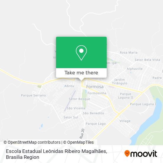 Escola Estadual Leônidas Ribeiro Magalhães map