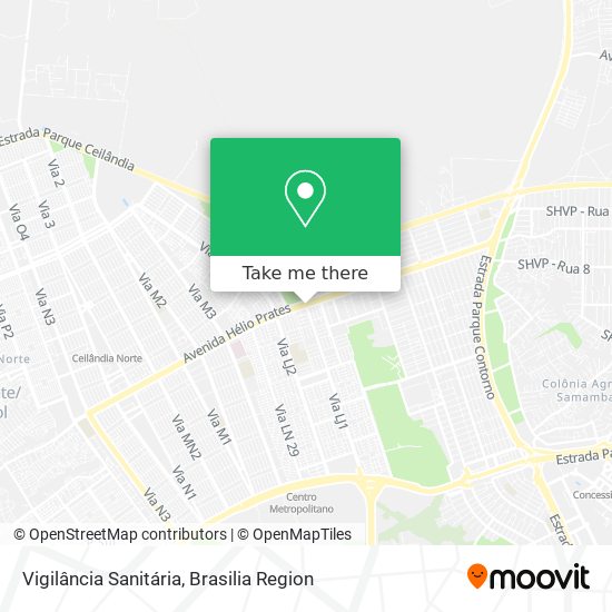 Vigilância Sanitária map