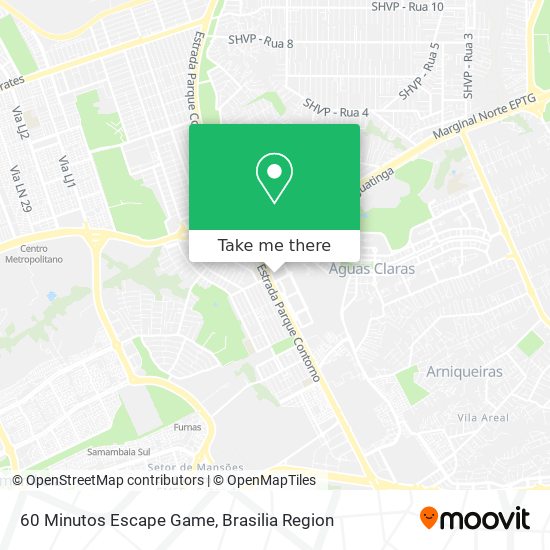 60 Minutos Escape Game map