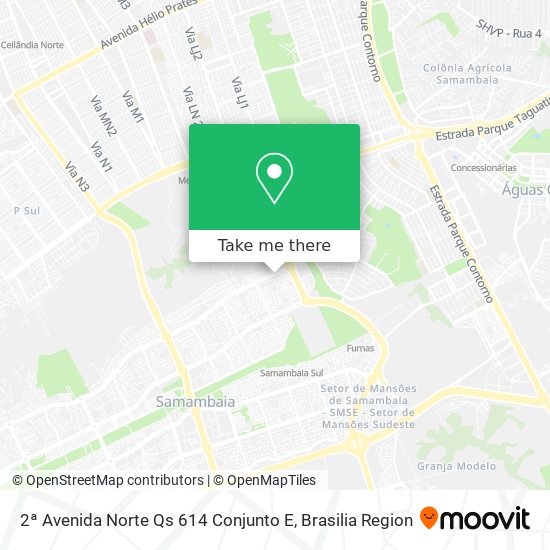 2ª Avenida Norte Qs 614 Conjunto E map