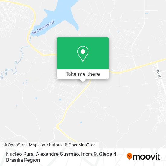 Núcleo Rural Alexandre Gusmão, Incra 9, Gleba 4 map