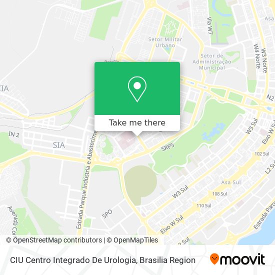 CIU Centro Integrado De Urologia map