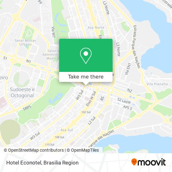 Hotel Econotel map