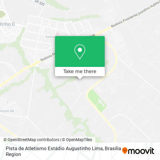 Pista de Atletismo Estádio Augustinho Lima map