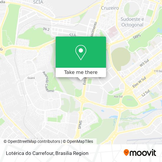 Lotérica do Carrefour map