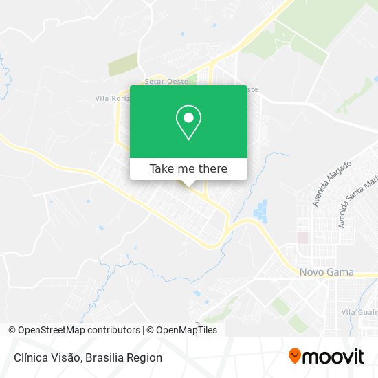 Clínica Visão map