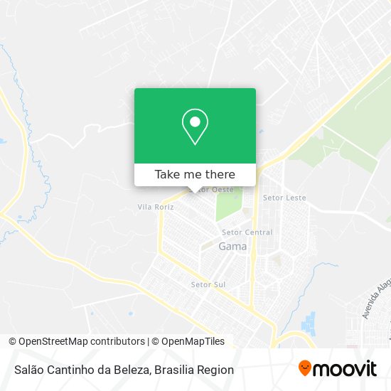 Salão Cantinho da Beleza map