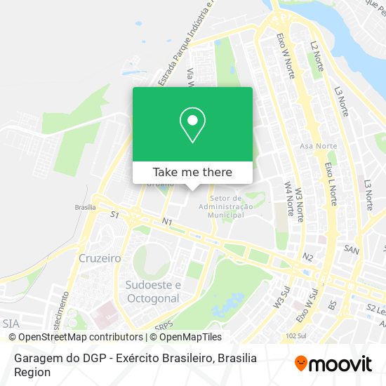 Garagem do DGP - Exército Brasileiro map