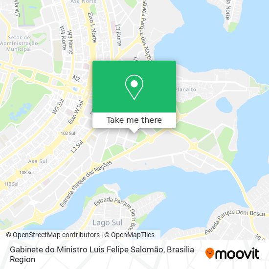 Gabinete do Ministro Luis Felipe Salomão map